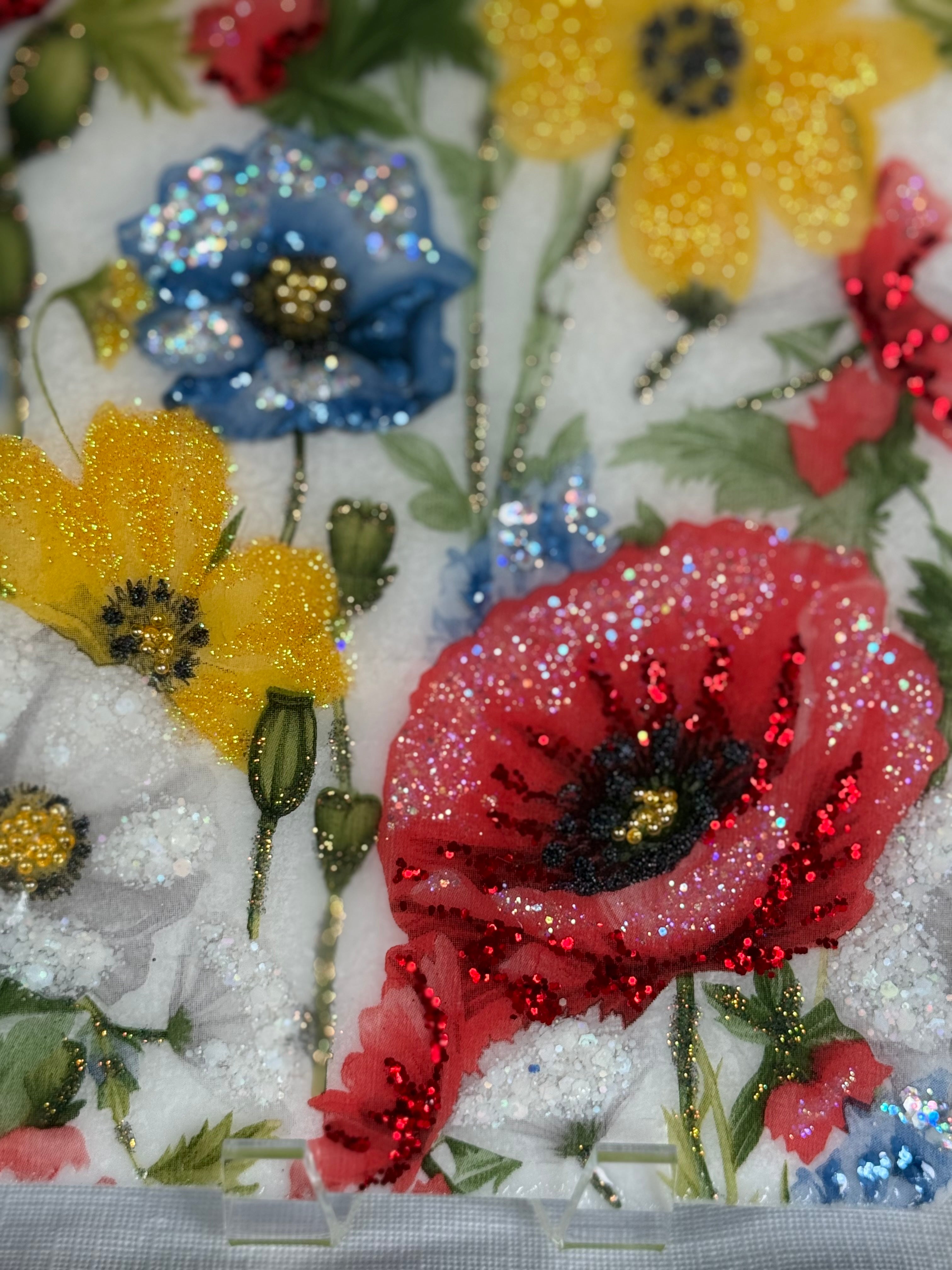 Sparkling Poppies - The Yellow Topaz Collection